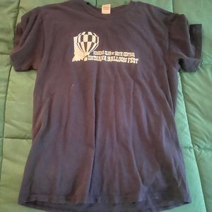 Navy blue Kiwanis Club Indiana Balloon fest t shirt size Medium